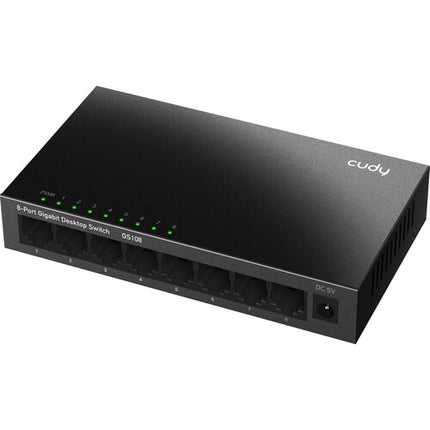 Cudy GS108 Switch de red no gestionado 8 puertos gigabit 16 Gb/s capacidad