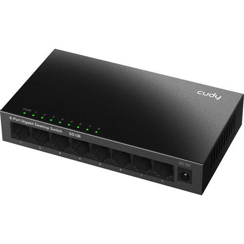Cudy GS108 Switch de red no gestionado 8 puertos gigabit 16 Gb/s capacidad