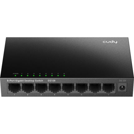 Cudy GS108 Switch de red no gestionado 8 puertos gigabit 16 Gb/s capacidad