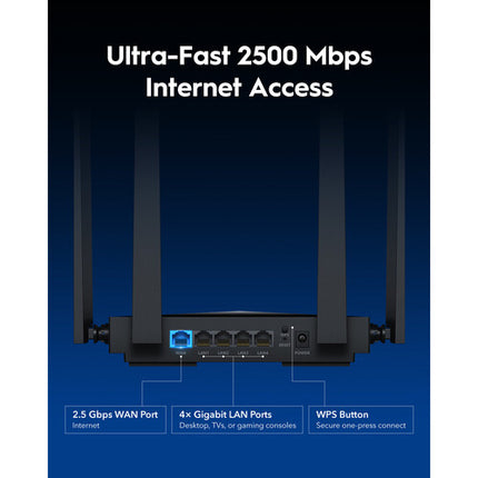 Cudy WR3600H BE3600 Router Inalámbrico Doble Banda Wi-Fi 7 3570 Mb/s