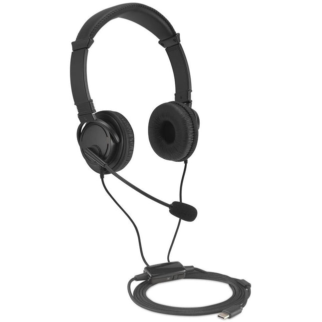 Kensington Classic EQ Auriculares USB-C con Micrófono Rotativo y Control Inline