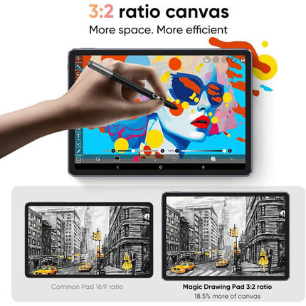 XPPen Magic Drawing Pad 12.2" Pantalla IPS 2160x1440 8GB RAM 256GB Storage