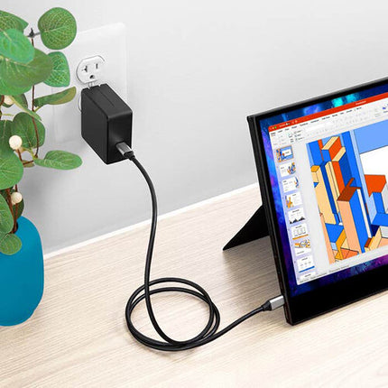 Luxor Adaptador de Pared USB-C para SideTrak 45W con Cable USB-C 5'