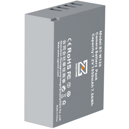 Batería para Cámara ZGCINE NP-W126S 7.4V 1050mAh X-Series FinePix