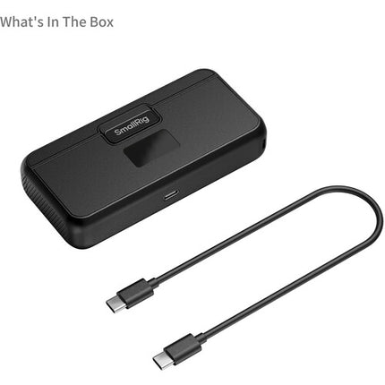 SmallRig Estuche Cargador para 3 Baterías GoPro HERO12/11/10/9 27W LCD TFT USB-C
