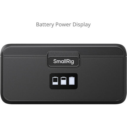 SmallRig Estuche Cargador para 3 Baterías GoPro HERO12/11/10/9 27W LCD TFT USB-C