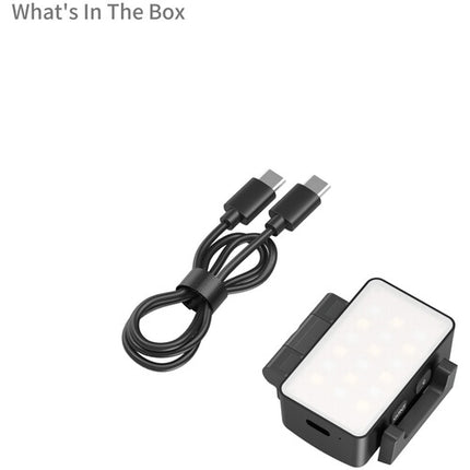 SmallRig Luz LED RGBWW para DJI Osmo Pocket 3 480 Lux 1 Hora Batería