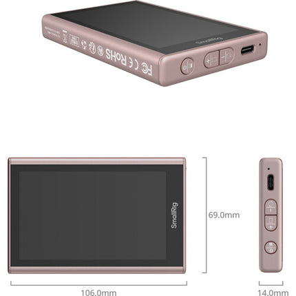 SmallRig Adaptador de Pantalla Inalámbrico para Móvil con Control Remoto 32.8 ft