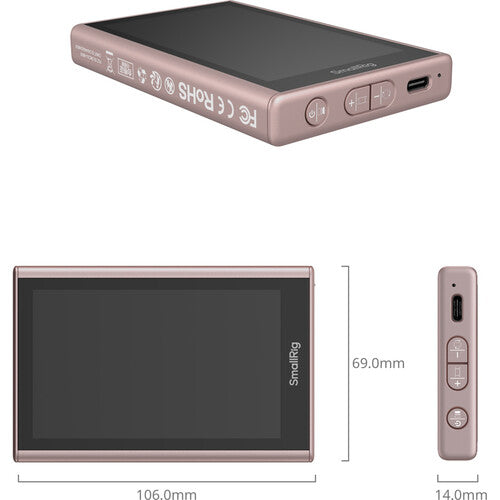 SmallRig Adaptador de Pantalla Inalámbrico para Móvil con Control Remoto 32.8 ft