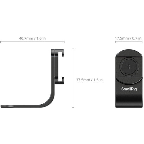 SmallRig Montura con Zapata Fría para Insta360 X4 X5 con Adaptador de Audio