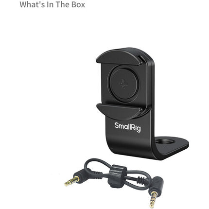SmallRig Montura con Zapata Fría para Insta360 X4 X5 con Adaptador de Audio