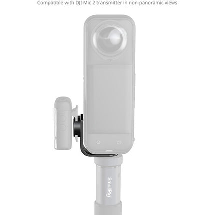 SmallRig Montura con Zapata Fría para Insta360 X4 X5 con Adaptador de Audio