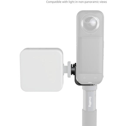 SmallRig Montura con Zapata Fría para Insta360 X4 X5 con Adaptador de Audio