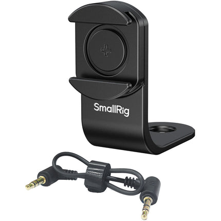 SmallRig Montura con Zapata Fría para Insta360 X4 X5 con Adaptador de Audio