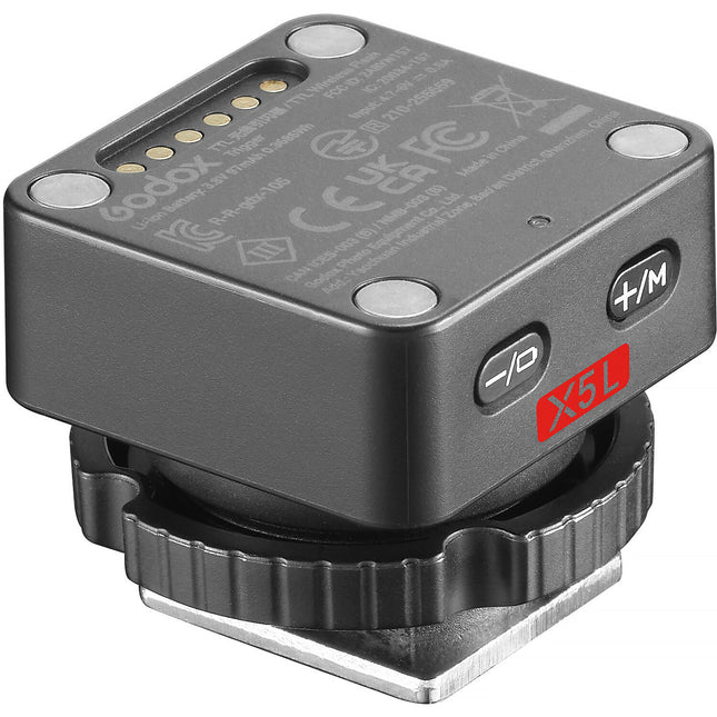 Godox X5L Disparador de Flash Inalámbrico TTL para Leica con Zapata Integrada y Anillo de Bloqueo
