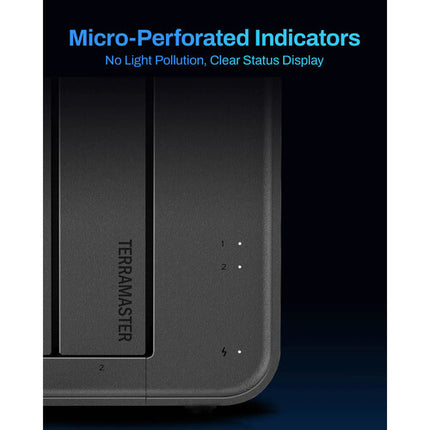 TerraMaster F2-425 NAS 2 Bahías 4GB RAM Quad Core 2.0GHz 60TB