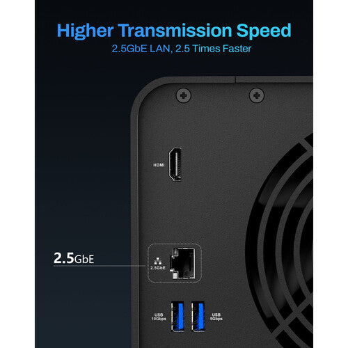 TerraMaster F4-425 NAS para red hogar 4 bahías 4 GB RAM 2.0 GHz CPU