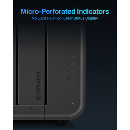 TerraMaster F4-425 NAS para red hogar 4 bahías 4 GB RAM 2.0 GHz CPU