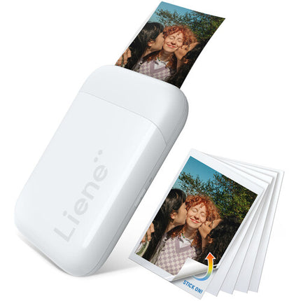 Liene Pearl K100 Impresora Fotográfica 2x3 Pulgadas Azul Bluetooth 10 Hojas