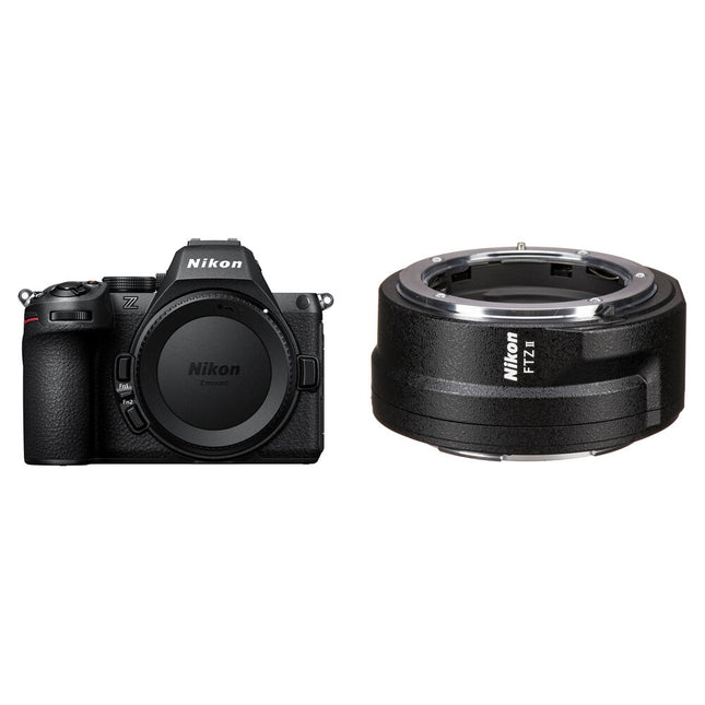 Nikon Z5 II Cámara Sin Espejo Sensor 24.5MP y Adaptador FTZ II