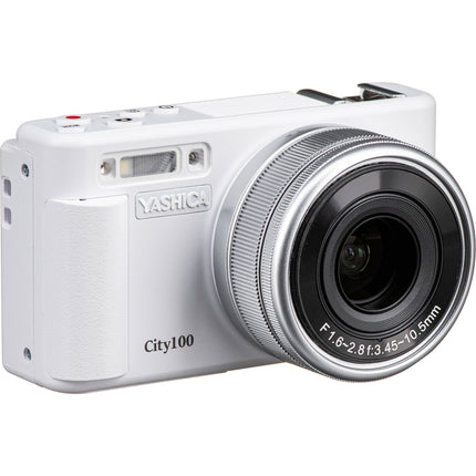 Yashica City 100 Cámara Digital Blanca 13MP Zoom Óptico 3x USB-C