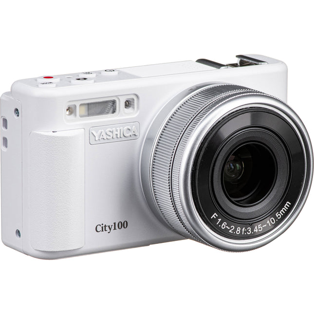 Yashica City 100 Cámara Digital Blanca 13MP Zoom Óptico 3x USB-C