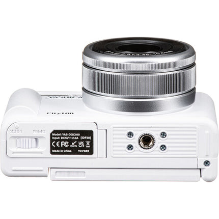 Yashica City 100 Cámara Digital Blanca 13MP Zoom Óptico 3x USB-C