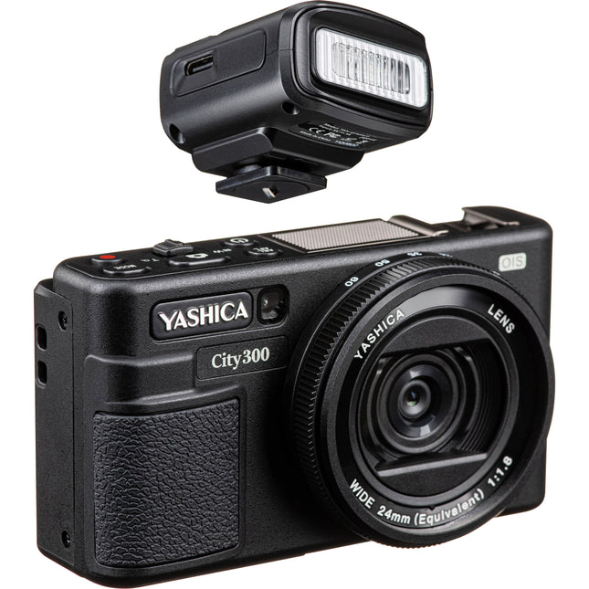 Yashica City 300 Cámara Digital Negra 50MP 2.8 LCD con Flash QuickFlash