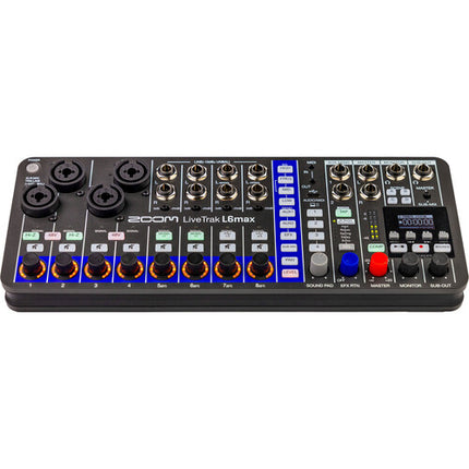 Zoom LiveTrak L6max Mezclador y Grabadora Portátil 12 Canales 14 Pistas 2TB