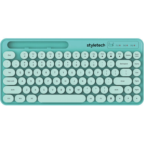 Styletech MK520 Teclado y Ratón Inalámbrico 2.4 GHz 1600 dpi Verde Pastel
