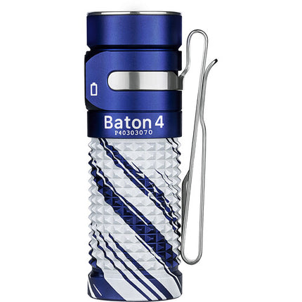 Olight Baton 4 Linterna Recargable 1300 Lúmenes IPX8 con Cable Magnético