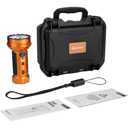 Olight Marauder Mini 2 Linterna Recargable 10000 Lúmenes 7500mAh Naranja