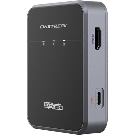 CineTreak CT-B1 Convertidor USB UVC a HDMI 4K con Batería y Passthrough