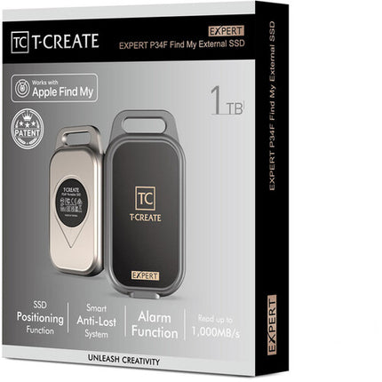 TEAMGROUP T-Create Expert P34F SSD Externa 1TB USB 3.2 Gen 2 1000MBs Lectura