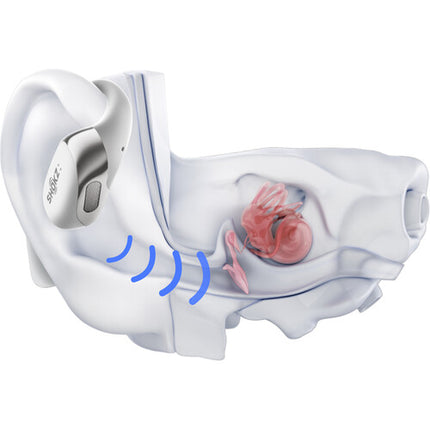 SHOKZ OpenFit 2+ Auriculares inalámbricos abiertos 48h batería IP55 gris