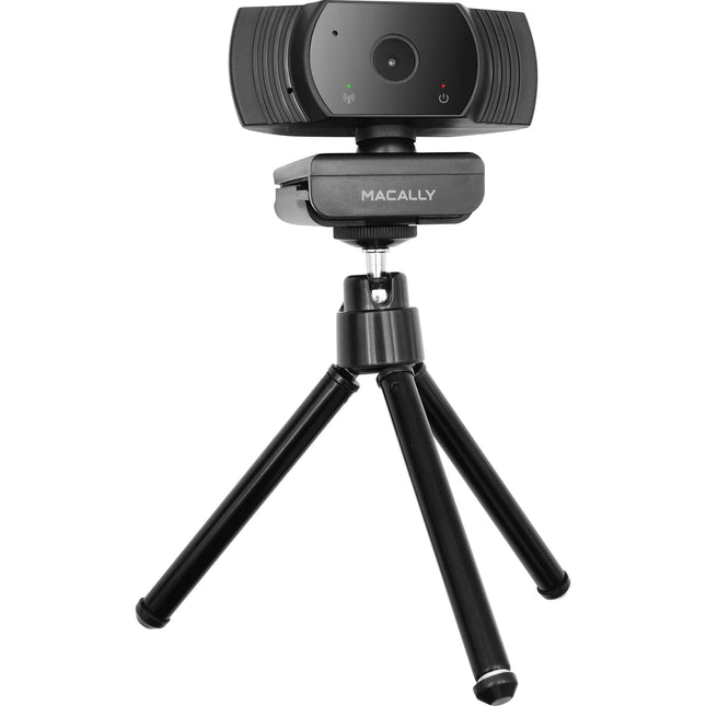 Macally MZOOMCAM Webcam Full HD 1080p 30 fps con Trípode 120° FOV