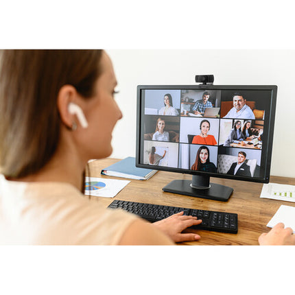 Macally MZOOMCAM Webcam Full HD 1080p 30 fps con Trípode 120° FOV