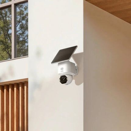 eufy Security SoloCam E42 Cámara Exterior Solar UHD 4K 130° Pan y Tilt