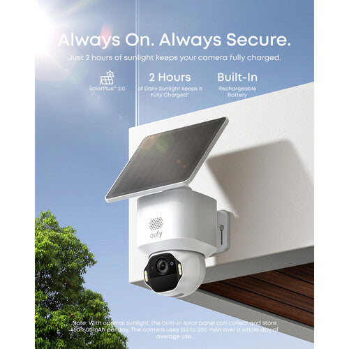 eufy Security SoloCam E42 Kit 2 Cámaras UHD 4K ángulo 130° y HomeBase 3
