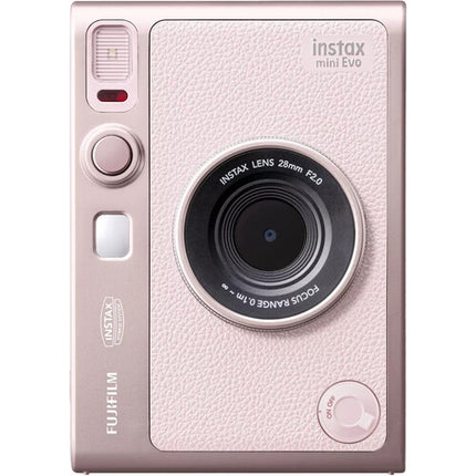 FUJIFILM instax mini EVO Cámara Híbrida Instantánea 28mm f2 Rosa Gentle