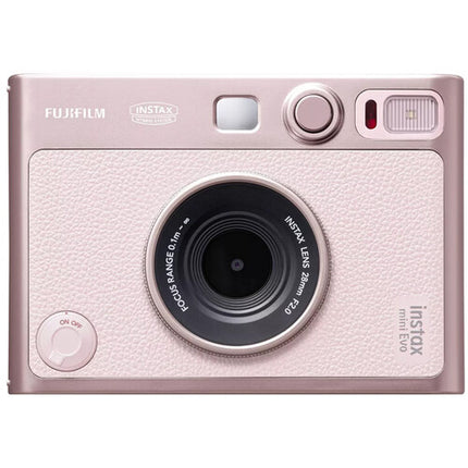 FUJIFILM instax mini EVO Cámara Híbrida Instantánea 28mm f2 Rosa Gentle