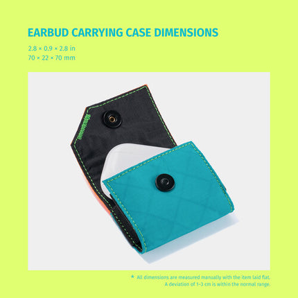 Tilta FE Ecopack EPX200 Estuche para Auriculares con Mosquetón de Aluminio y Cierre Magnético UV Resistente