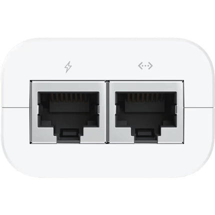 Ubiquiti U-PoE Adaptador PoE Pasivo 48 VDC 0.32A con Protección y Puerto LAN Gigabit