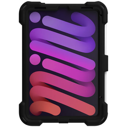 The Joy Factory aXtion Bold MP Funda Rugged para iPad Mini A17 Pro 6ª Gen con Protector Pantalla y Soporte Giratorio