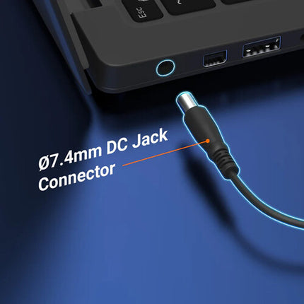 j5create Adaptador de Corriente 90W 7.4mm para Laptop Dell Inspiron Latitude