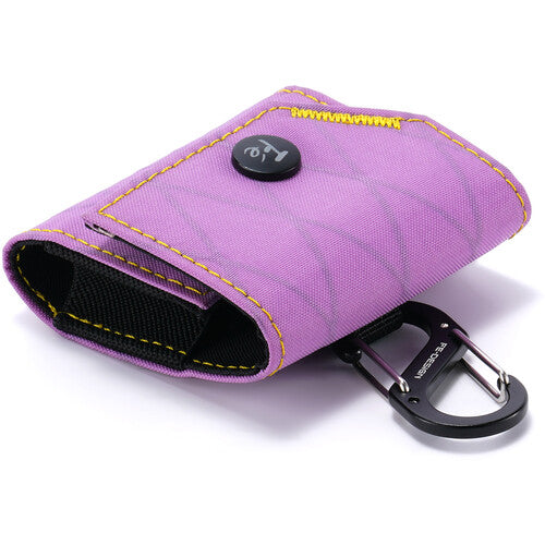 Tilta FE Ecopack EPX200 Estuche para Auriculares con Mosquetón de Aluminio Morado