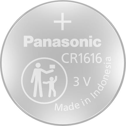 Panasonic CR1616 Batería de Litio Moneda 3.0V Pack de 2 8 Años Vida