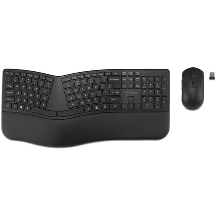 Kensington Pro Fit Ergo KM680 EQ Teclado y Ratón Recargable 2400 dpi 2.4 GHz