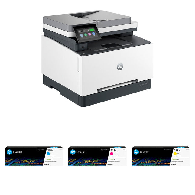 HP Color Laserjet Pro 3301SDW Impresora Multifunción Láser Color 26 ppm 250 Hojas con 3 Tóner Standard