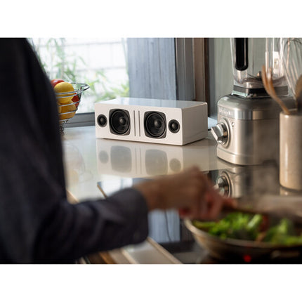 Audioengine B2 Altavoz Bluetooth Blanco 60W 2.75" Kevlar Woofer